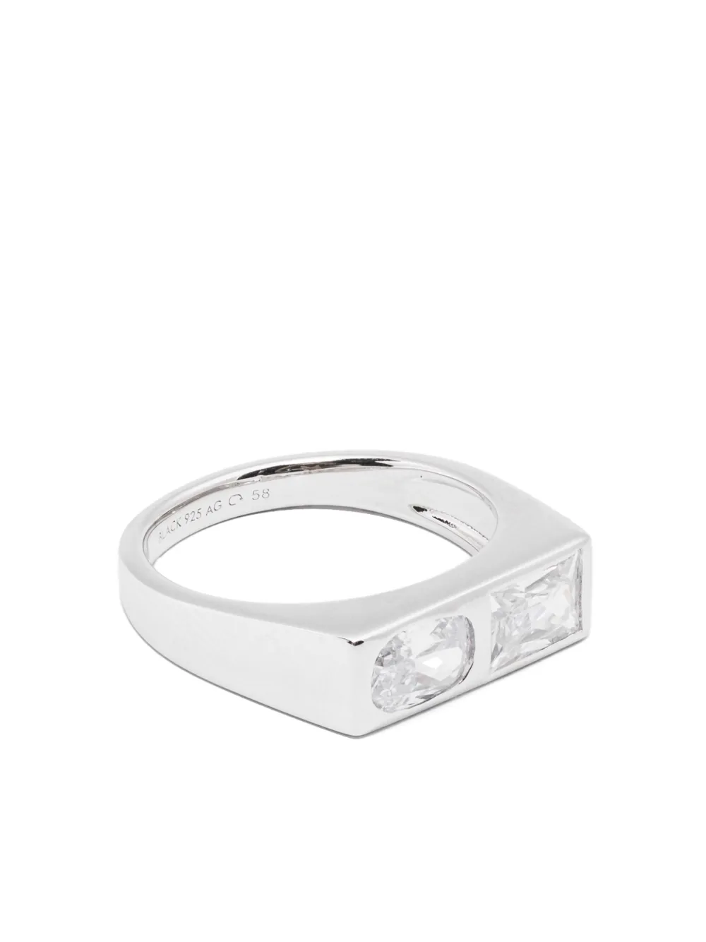 Maria Black Us Three Signet Ring - Argento