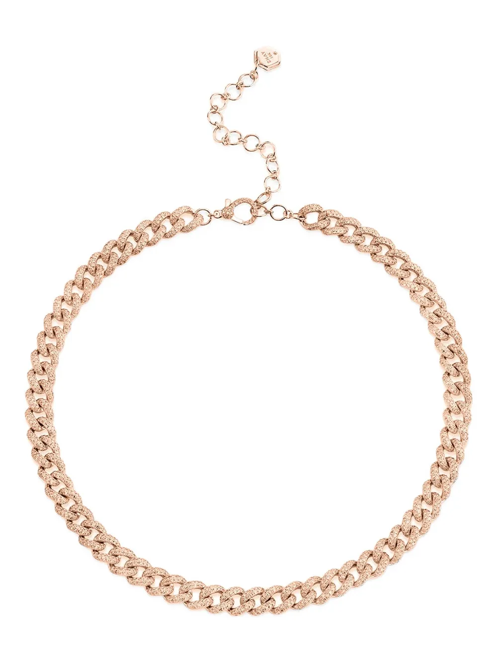 SHAY Full Pave Link Necklace - Rosa