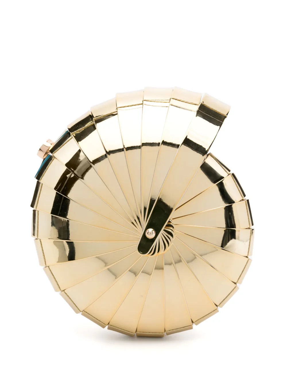 Cult Gaia shell-motif clutch bag - Oro