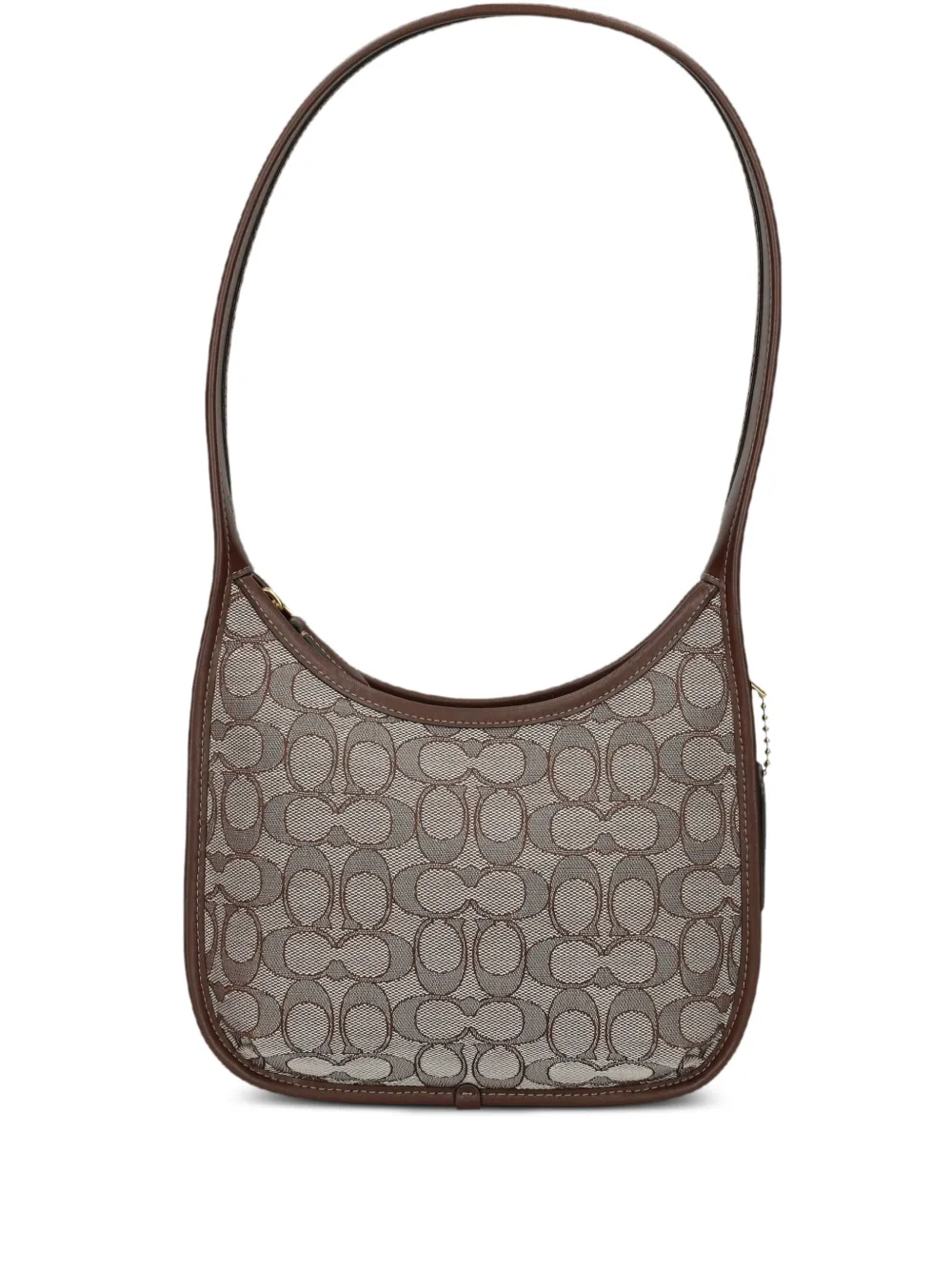 Coach monogram-pattern shoulder bag - Marrone