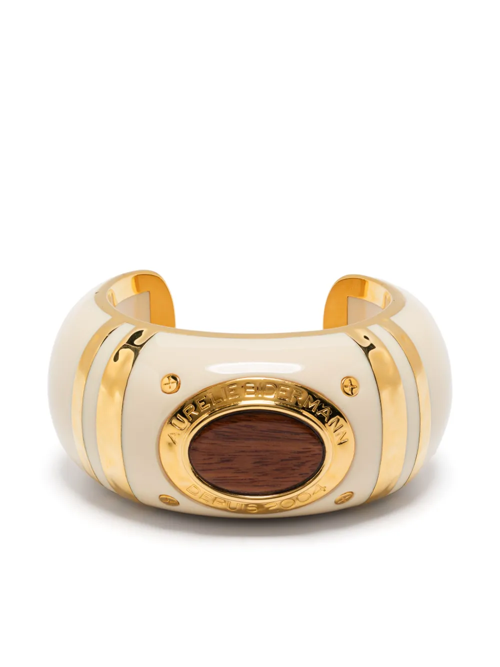 Aurelie Bidermann BYBLOSA CUFF BRACELET - Oro