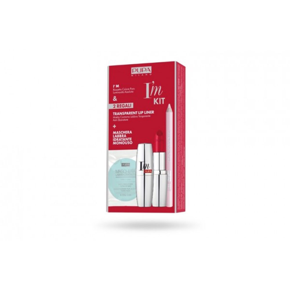 Kit Labbra I'm 314 True Red Labbra 3 pzPupa