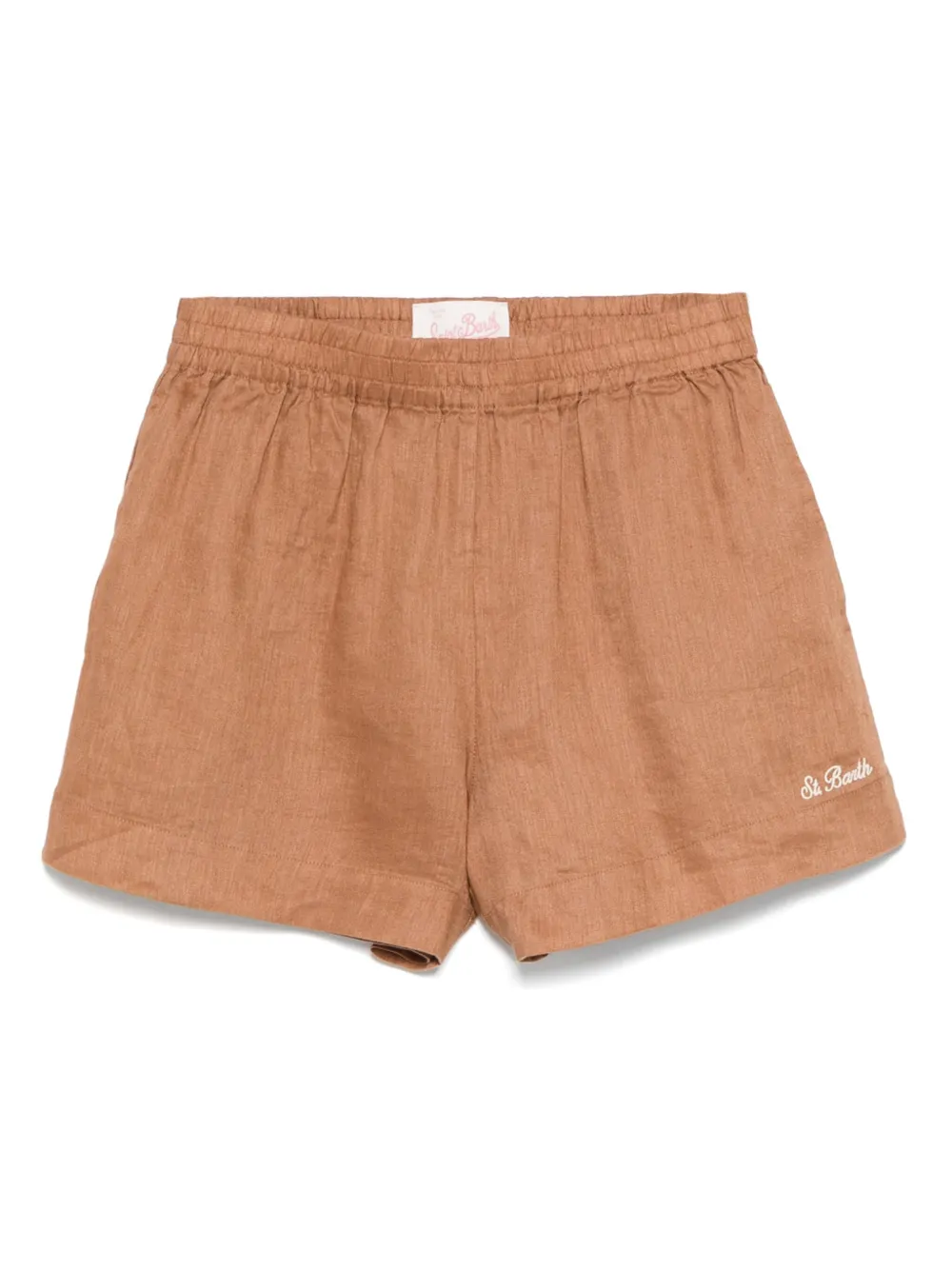 MC2 Saint Barth Shorts in lino - Marrone