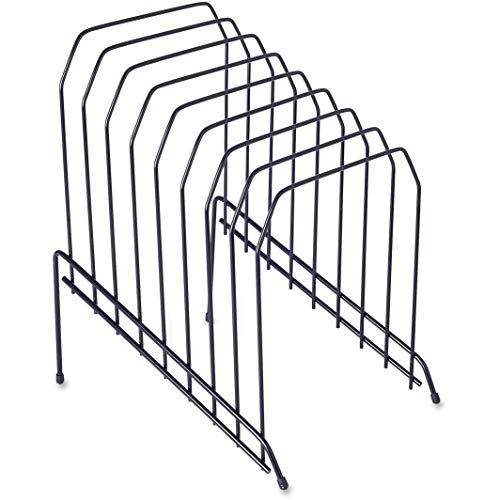 Lorell Llr80632 - Raccoglitore Verticale A 8 Sezioni, Colore: Nero