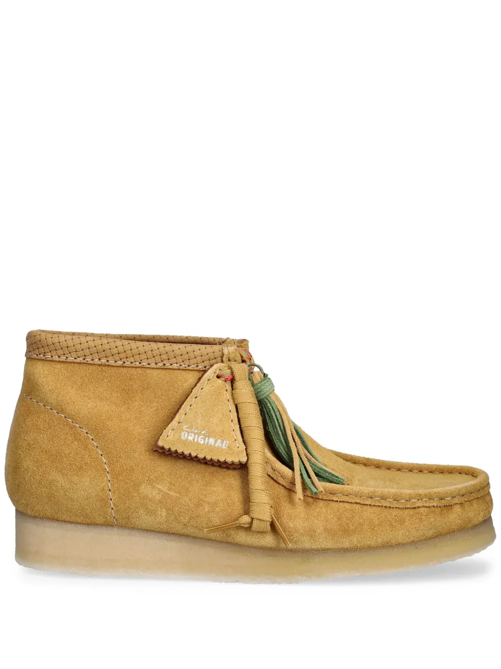 Clarks Originals tassel-detail suede ankle boots - Marrone