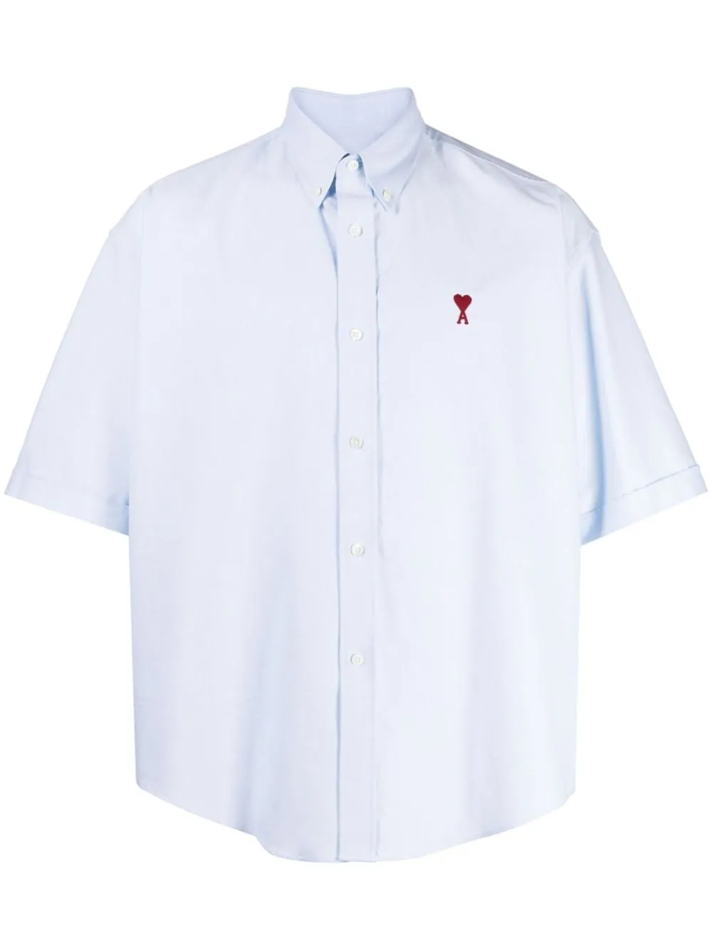 AMI Paris Camicia Ami de Coeur - Blu