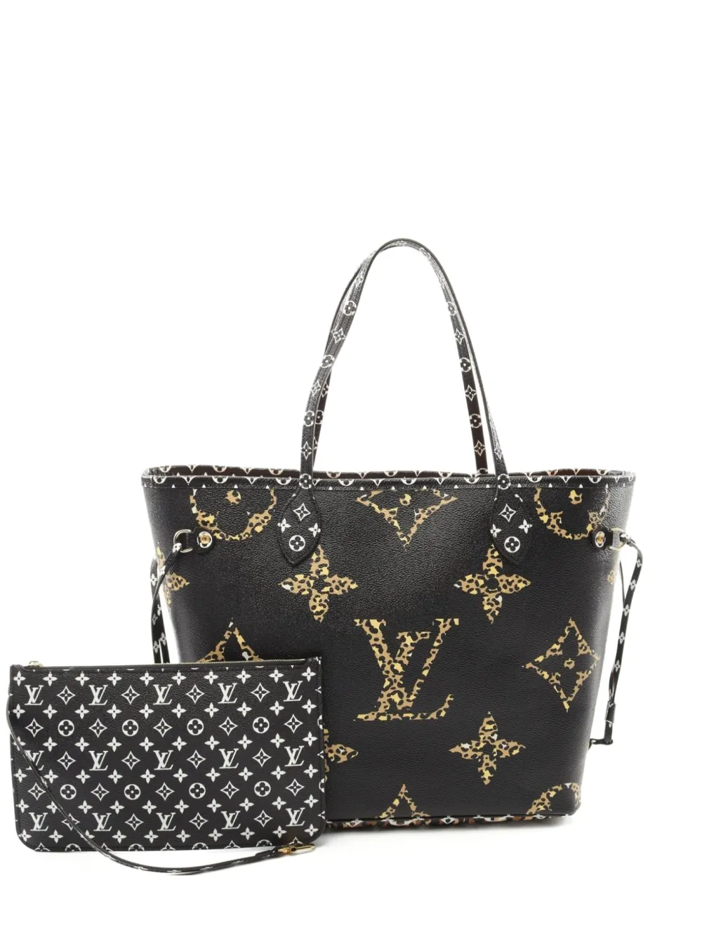 Louis Vuitton Pre-Owned 2019 Neverfull MM Monogram Jungle shoulder bag - Marrone
