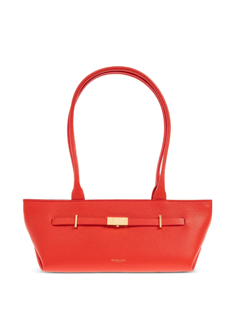DeMellier small New York leather tote bag - Rosso