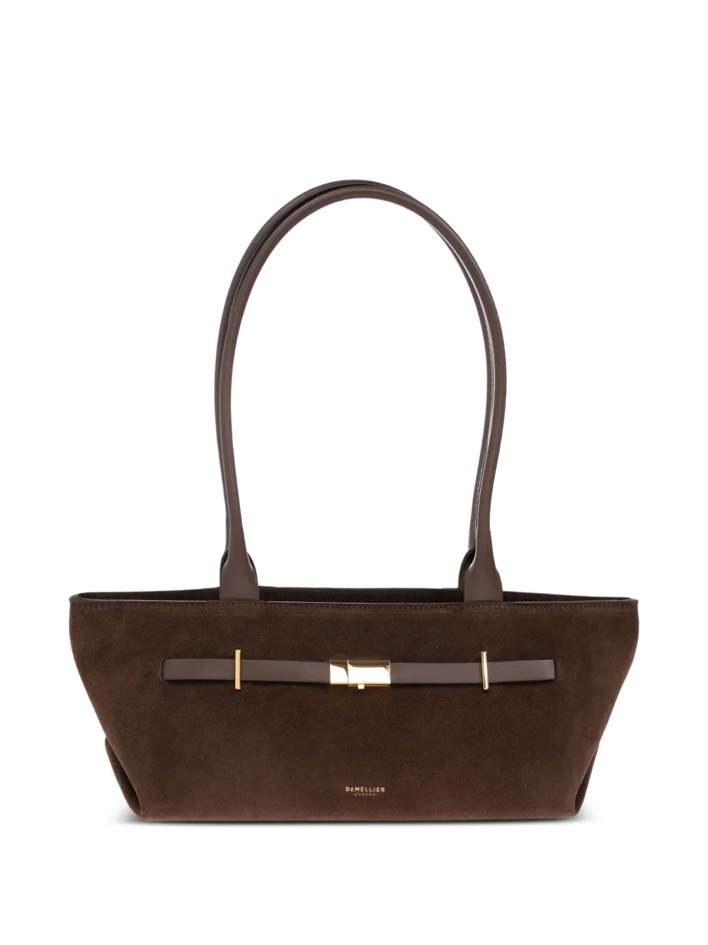 DeMellier New York suede tote bag - Marrone