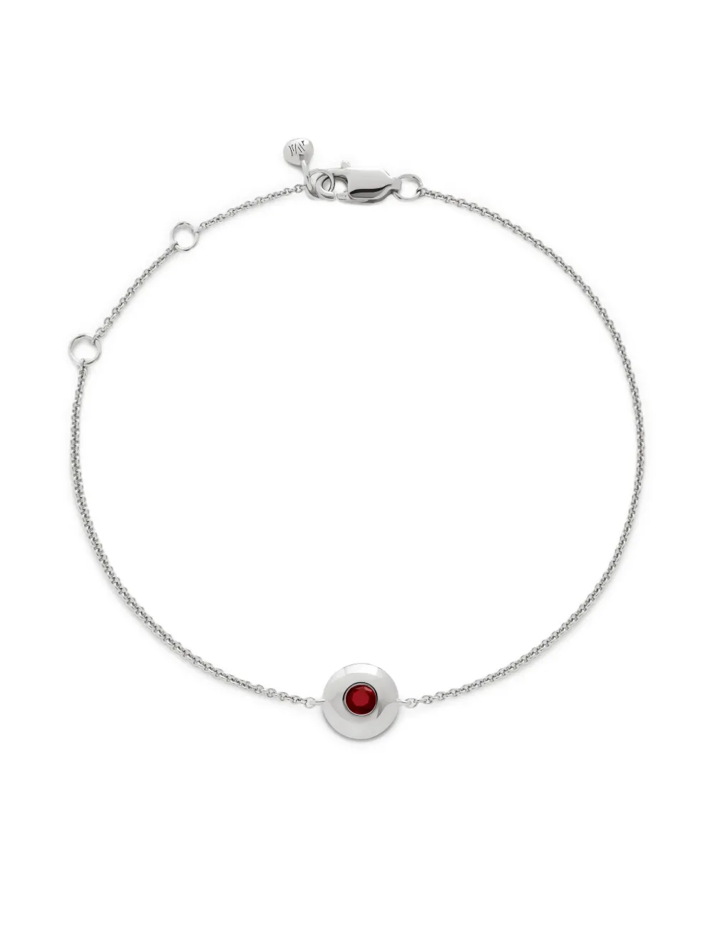 Monica Vinader Bracciale January Birthstone - Argento