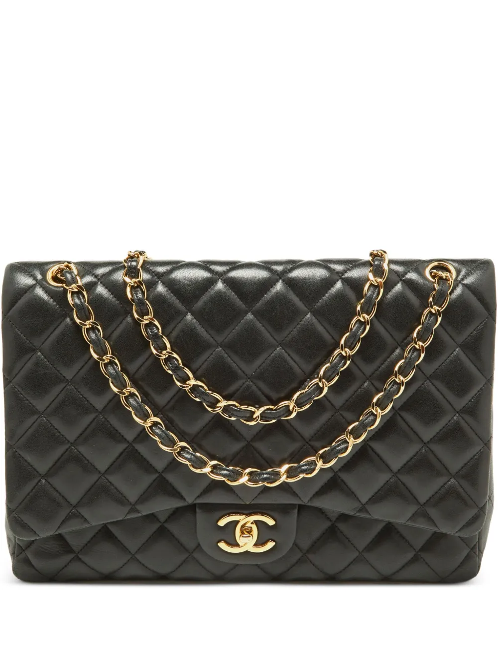 CHANEL Pre-Owned Borsa a spalla Timeless Jumbo Classic Flap - Nero