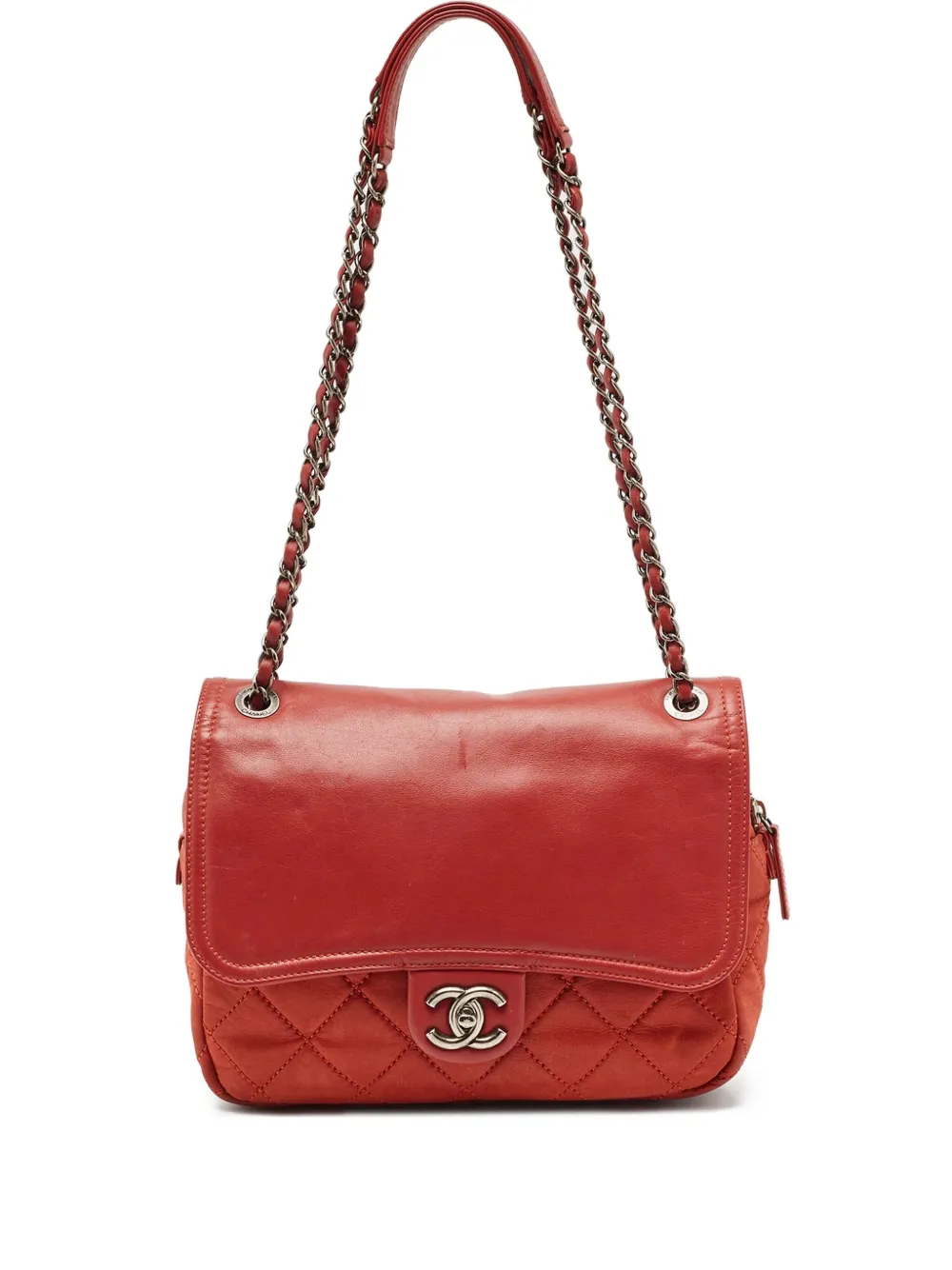 CHANEL Pre-Owned CC quilted shoulder bag - Arancione