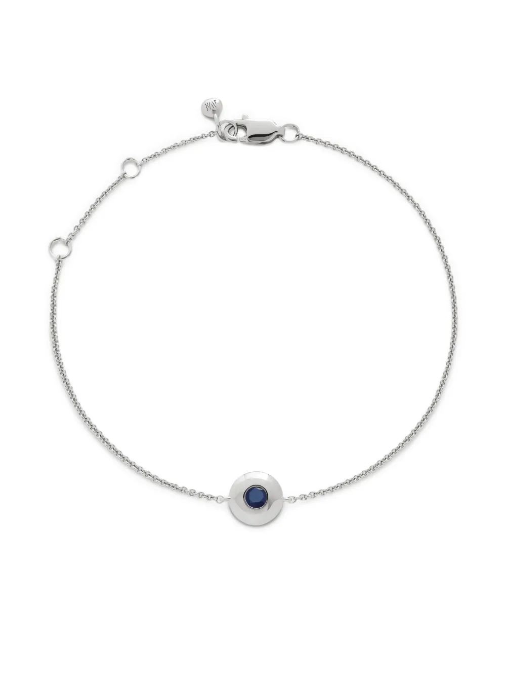 Monica Vinader Bracciale September Sapphire Birthstone - Argento