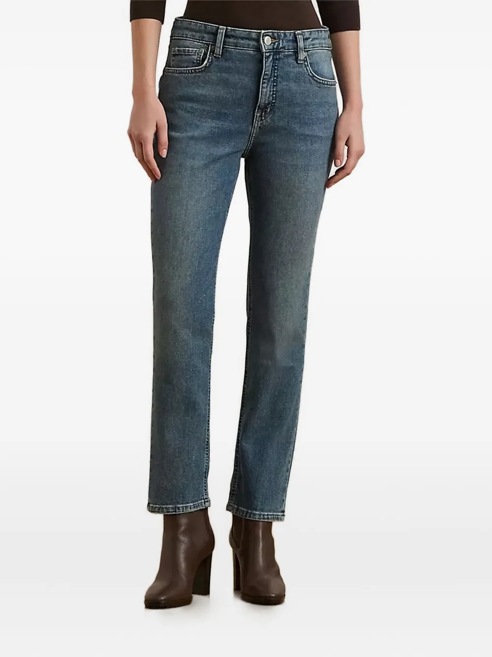Lauren Ralph Lauren cotton trousers - Blu
