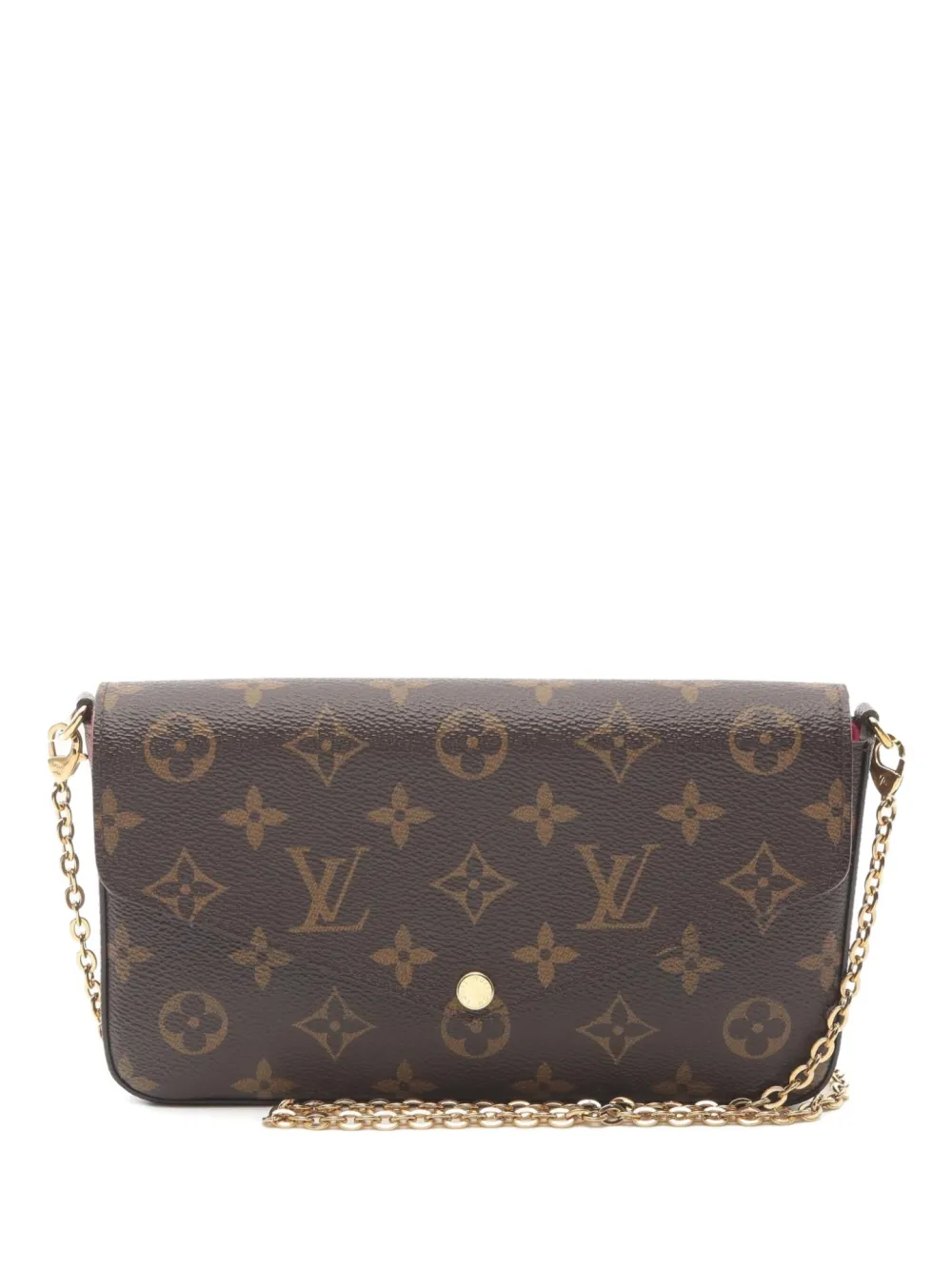 Louis Vuitton Pre-Owned 2021 Pochette Felicie clutch bag - Marrone