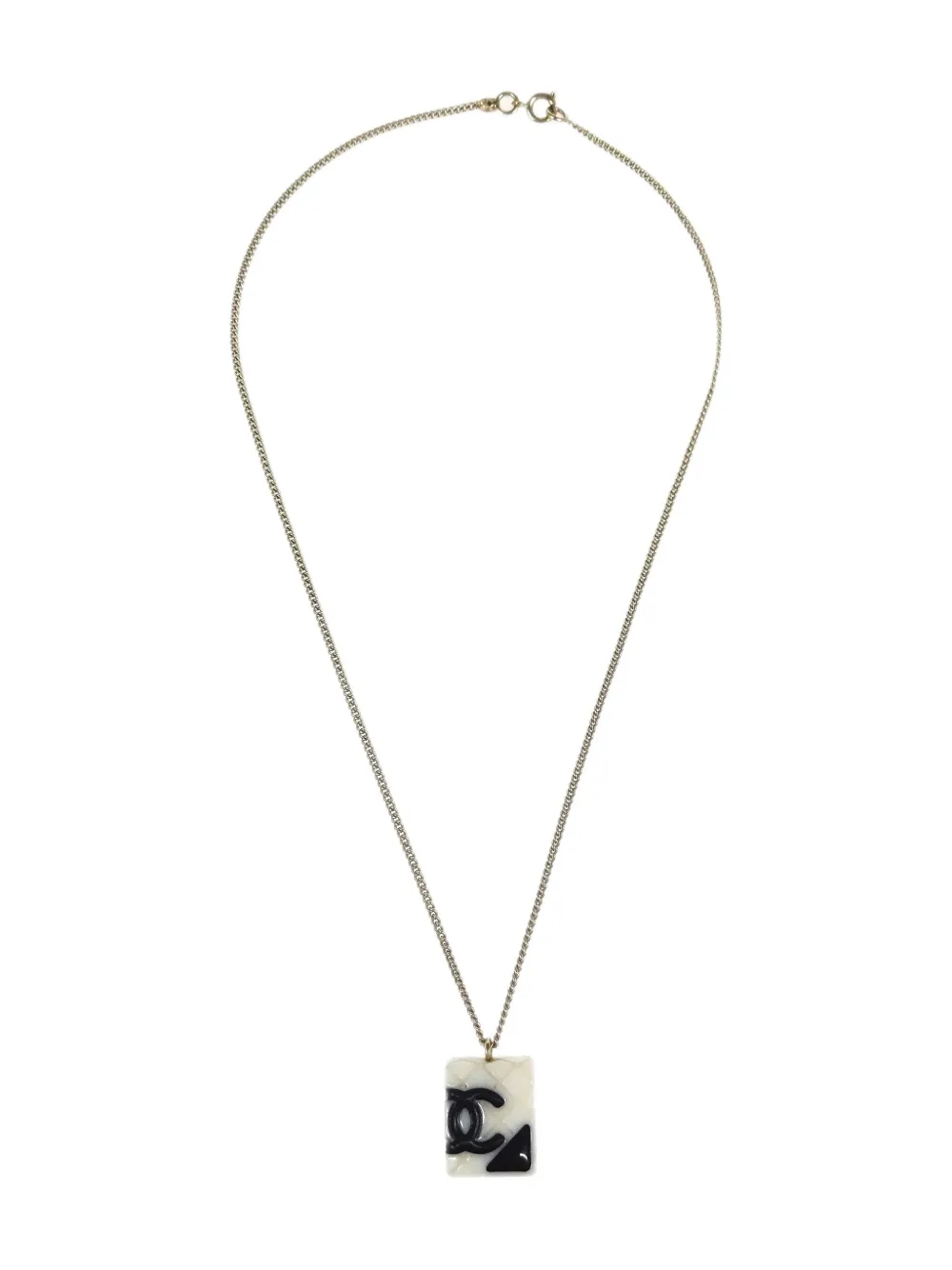 CHANEL Pre-Owned 2005 Cambon Ligne Chain Pendant necklace - Oro