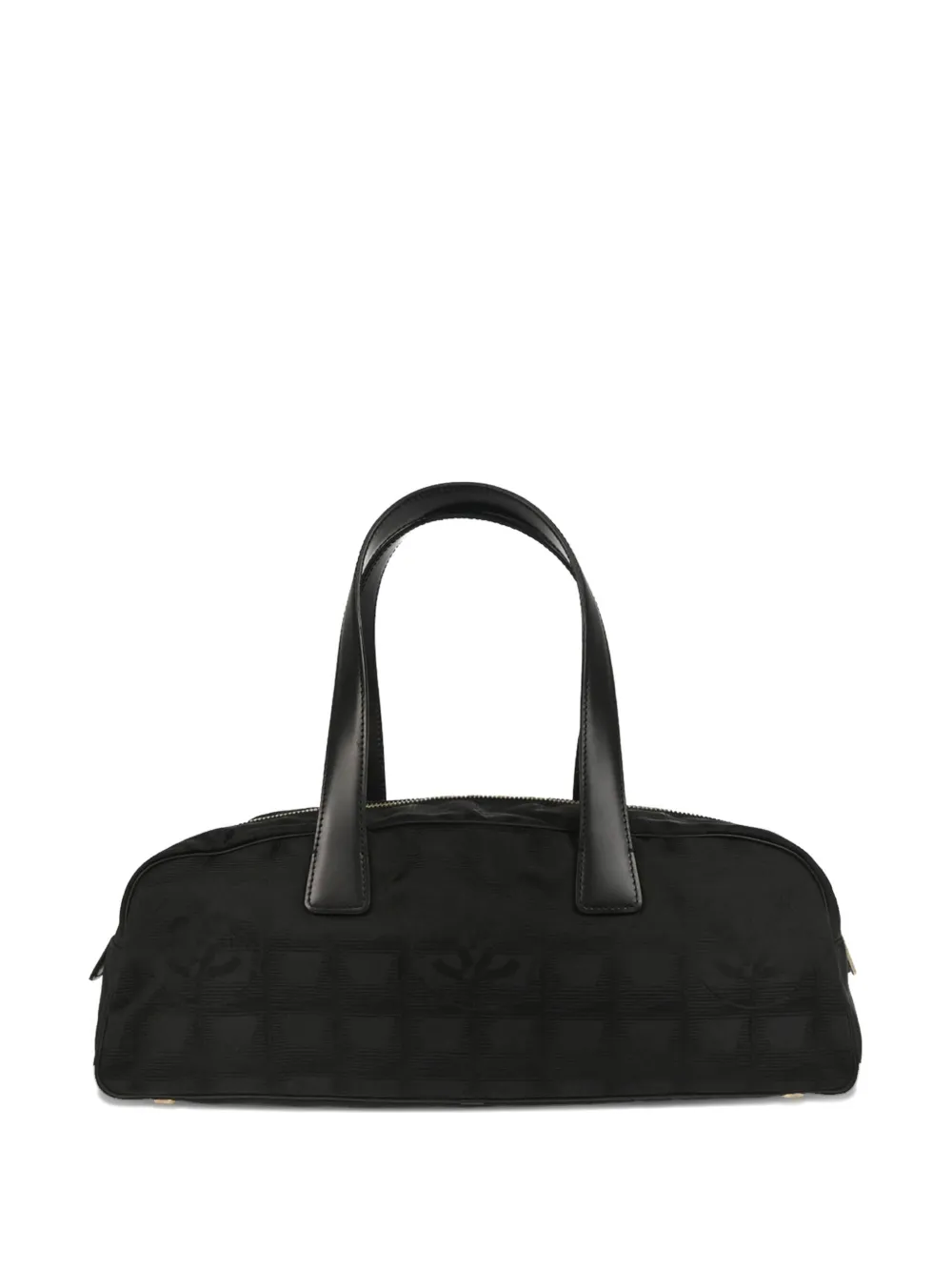 CHANEL Pre-Owned 2007 Jacquard Bowling travel bag - Nero
