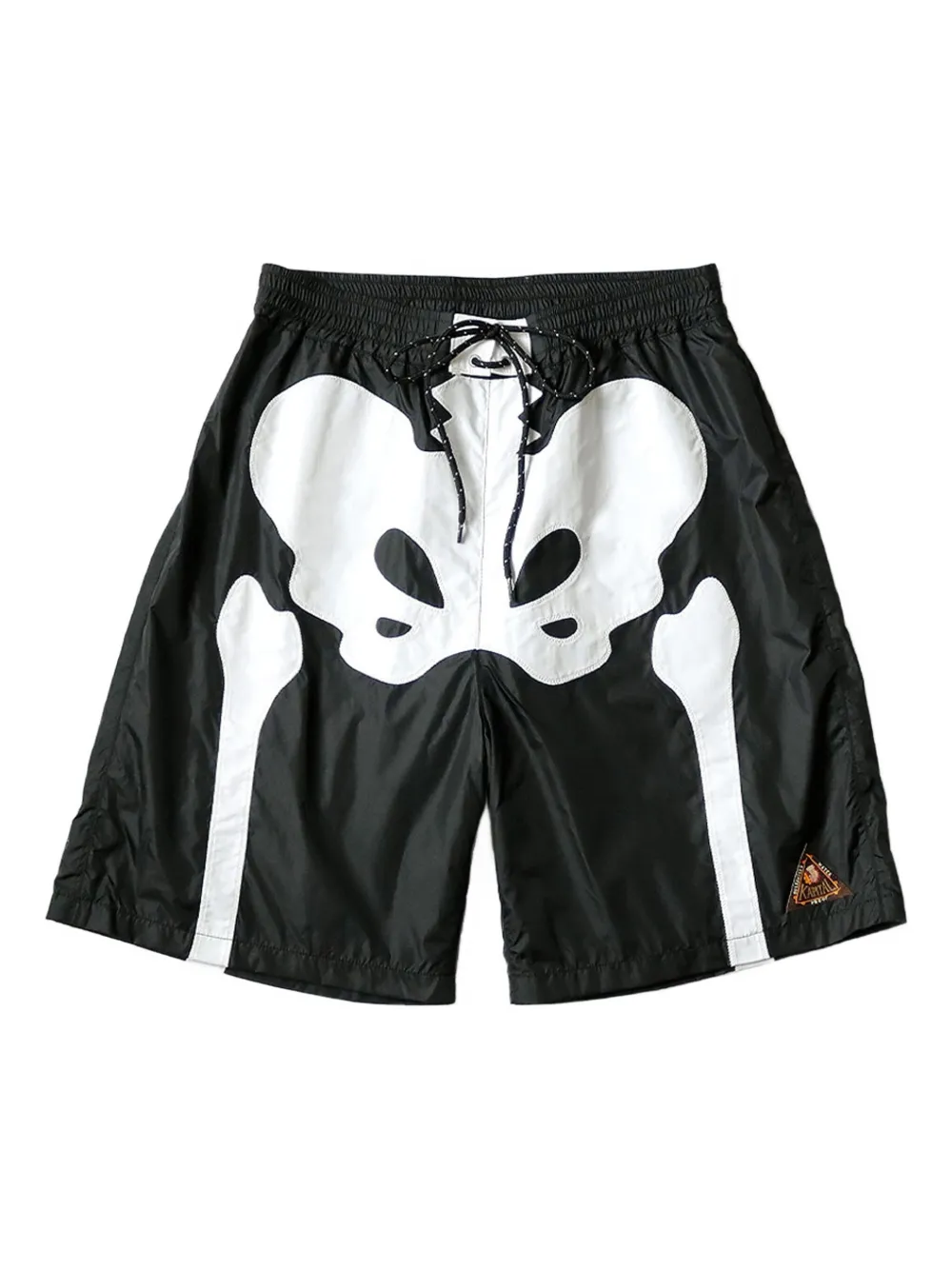 KAPITAL Bone swim shorts - Nero