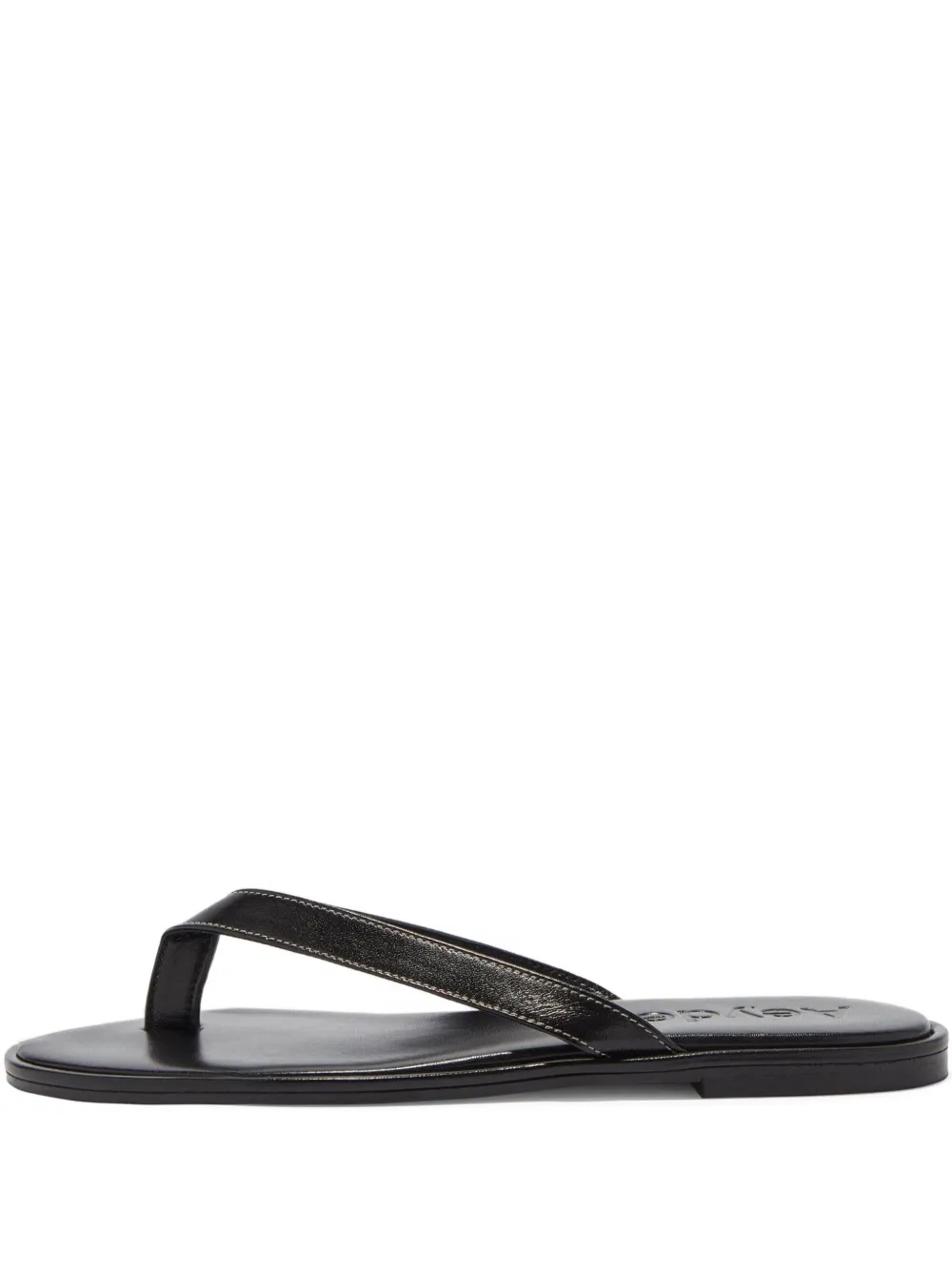 Aeyde Melody leather thong sandals - Nero