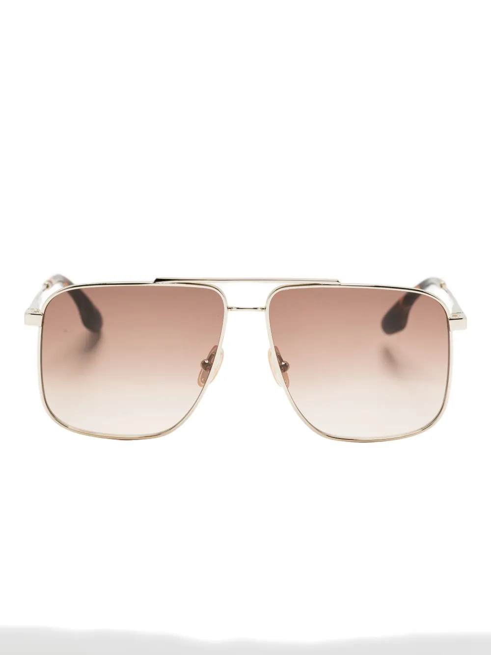 Victoria Beckham oversized pilot-frame sunglasses - Marrone
