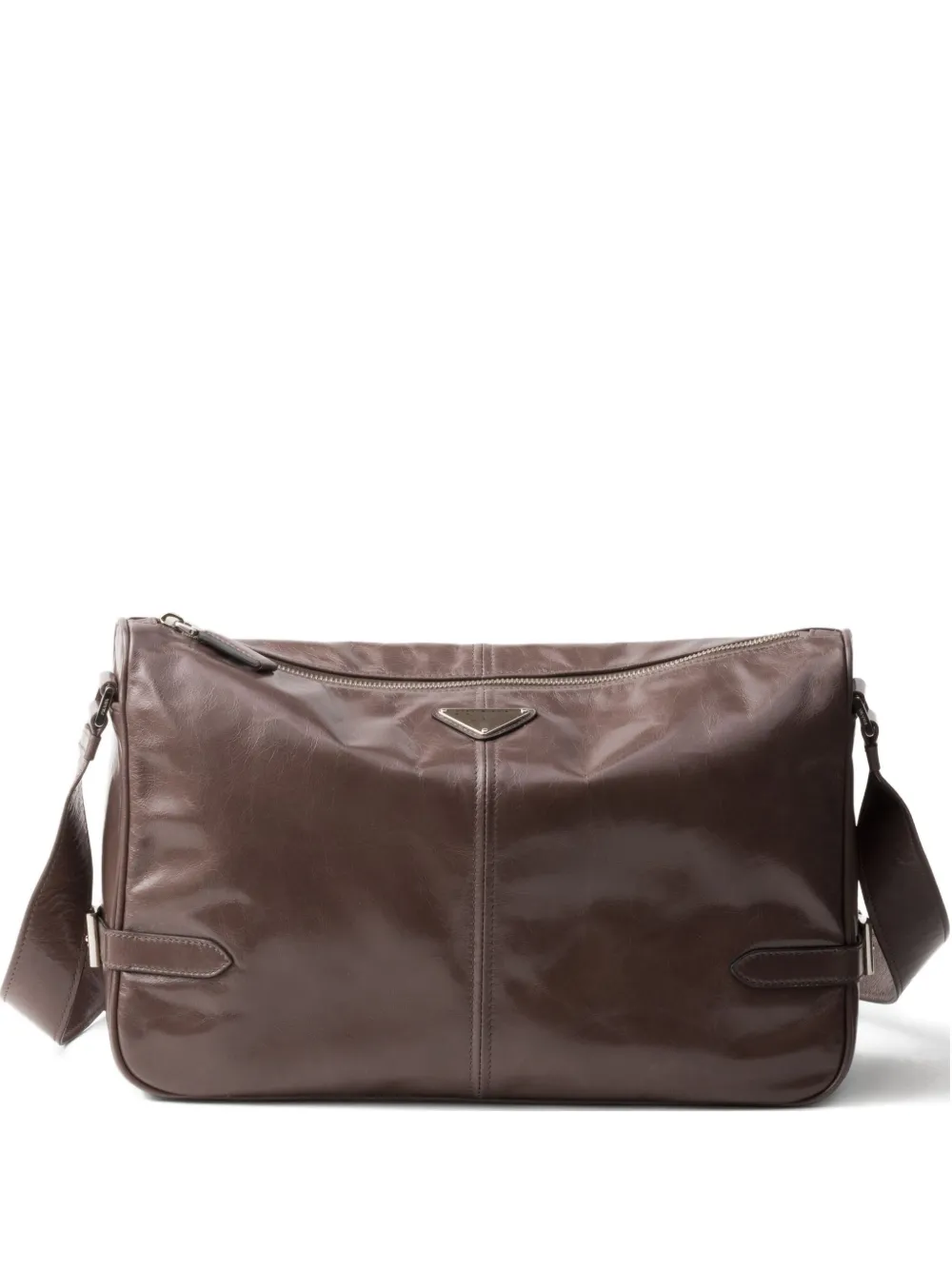 Prada leather shoulder bag - Marrone