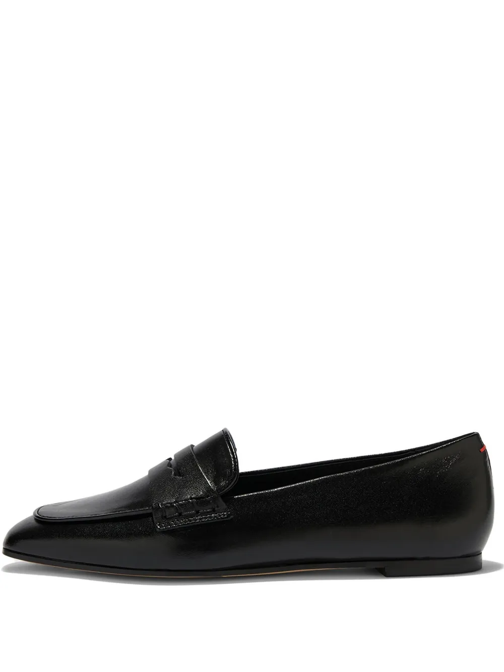 Aeyde Alfie penny leather loafers - Nero