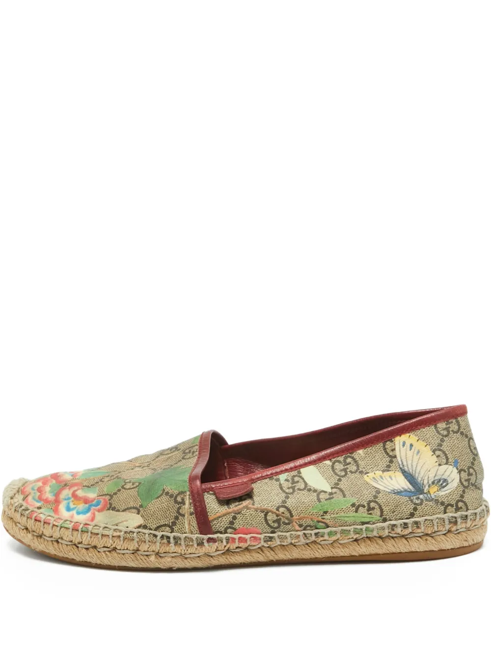 Gucci Pre-Owned Espadrilles in tela GG Supreme - Toni neutri