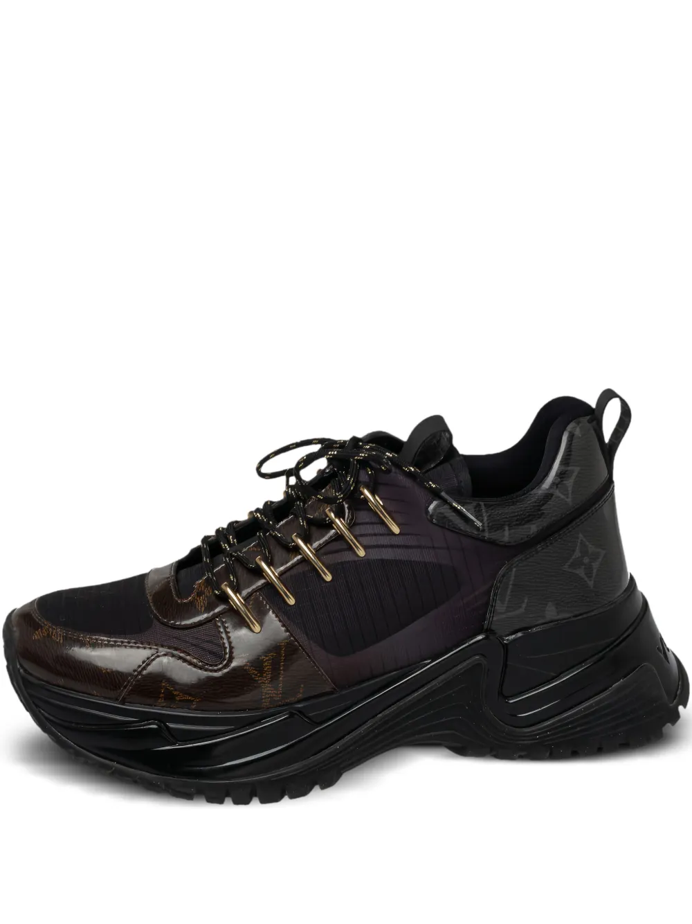 Louis Vuitton Pre-Owned Sneakers Run Away Pulse con monogramma - Nero