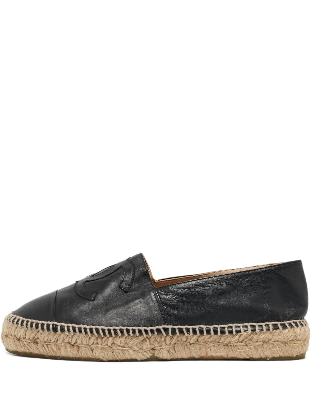 CHANEL Pre-Owned Espadrilles in pelle - Nero