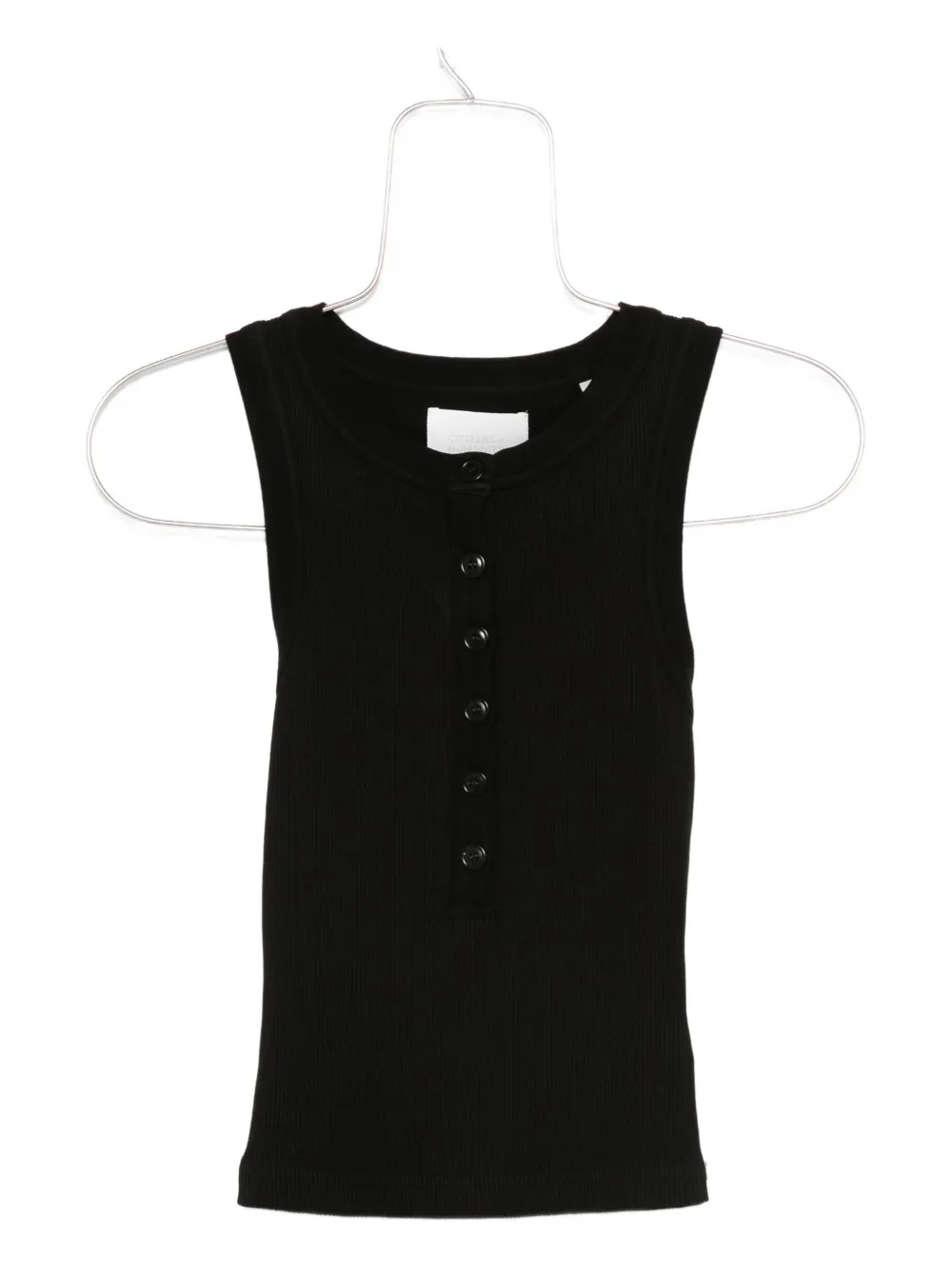 Citizens of Humanity button-front tank top - Nero