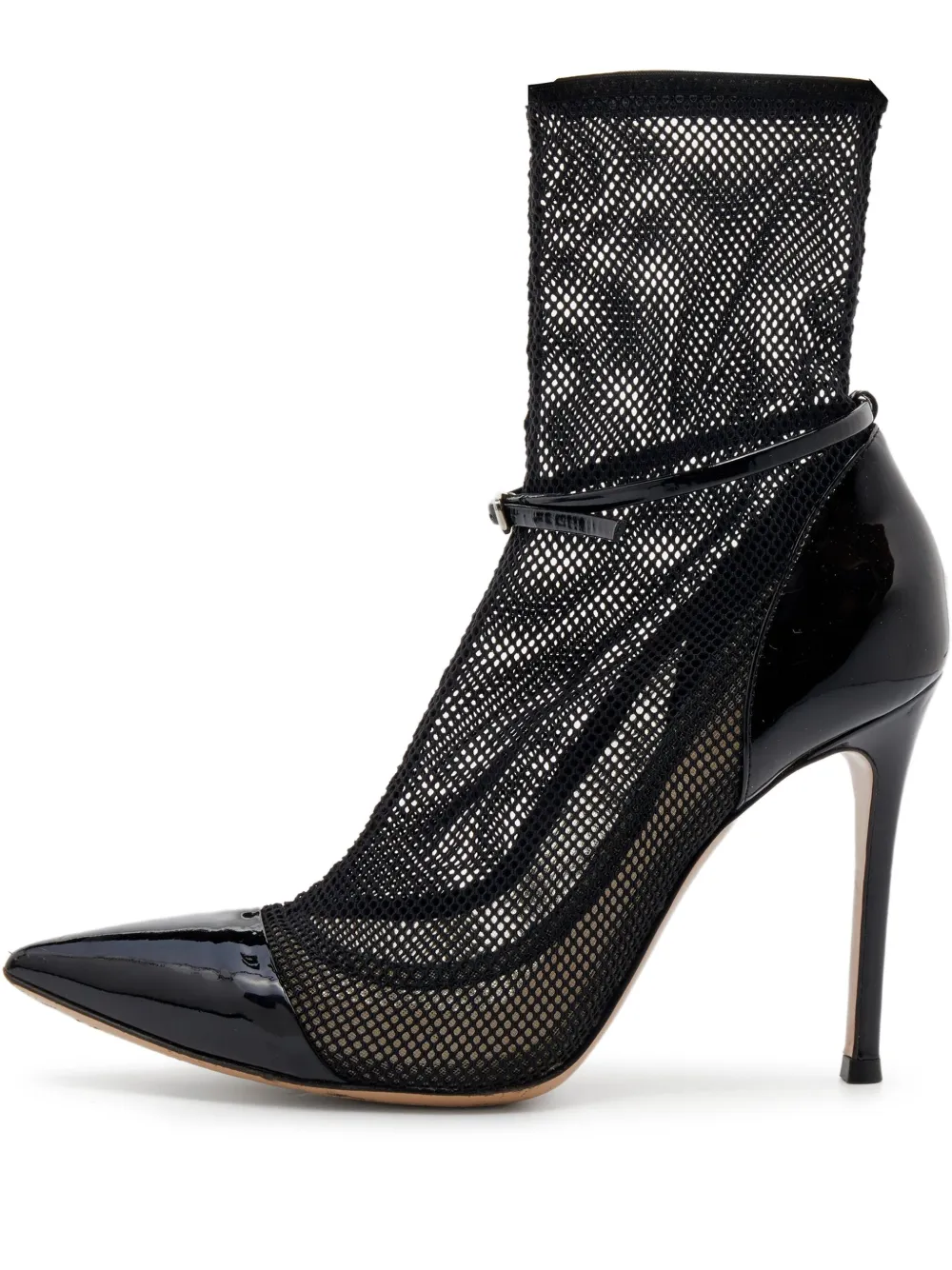 Gianvito Rossi leather heeled boots - Nero