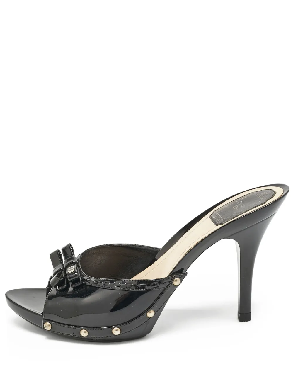Christian Dior Pre-Owned Sandali slides 115mm - Nero