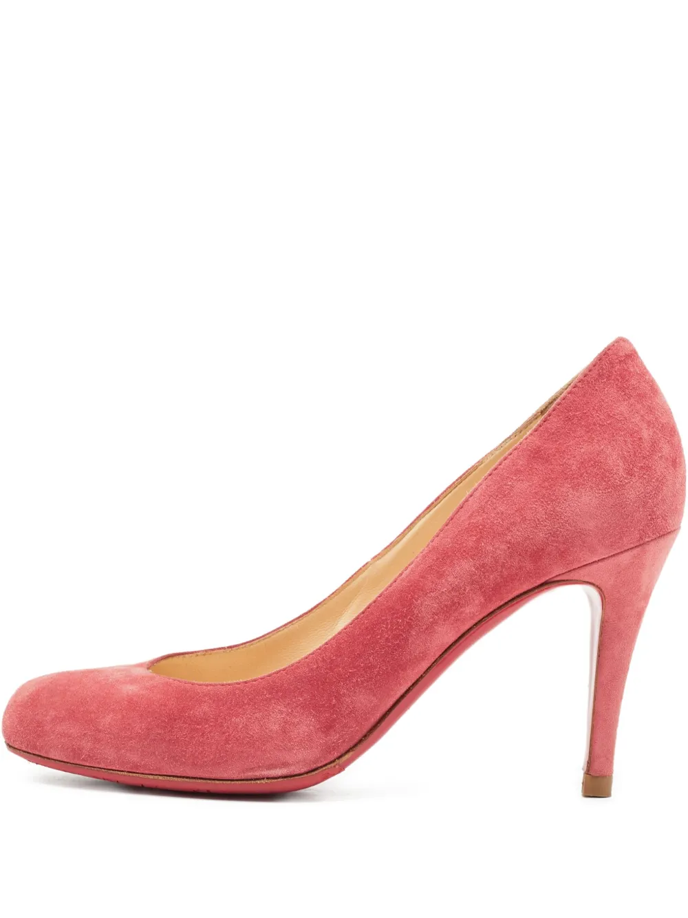 Christian Louboutin Pre-Owned Pumps Ron Ron in pelle scamosciata con plateau 90mm - Rosso