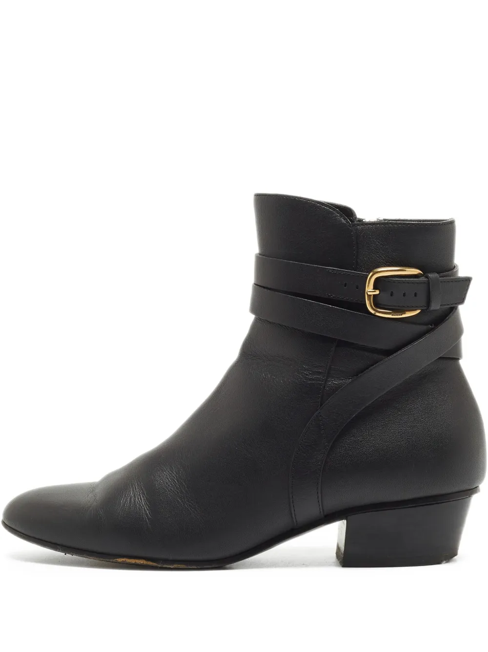 Gucci Pre-Owned leather ankle boots - Nero