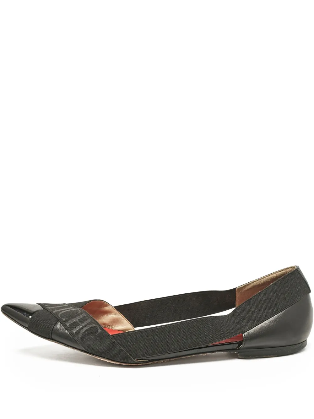Carolina Herrera Vintage Ballerine a punta - Nero