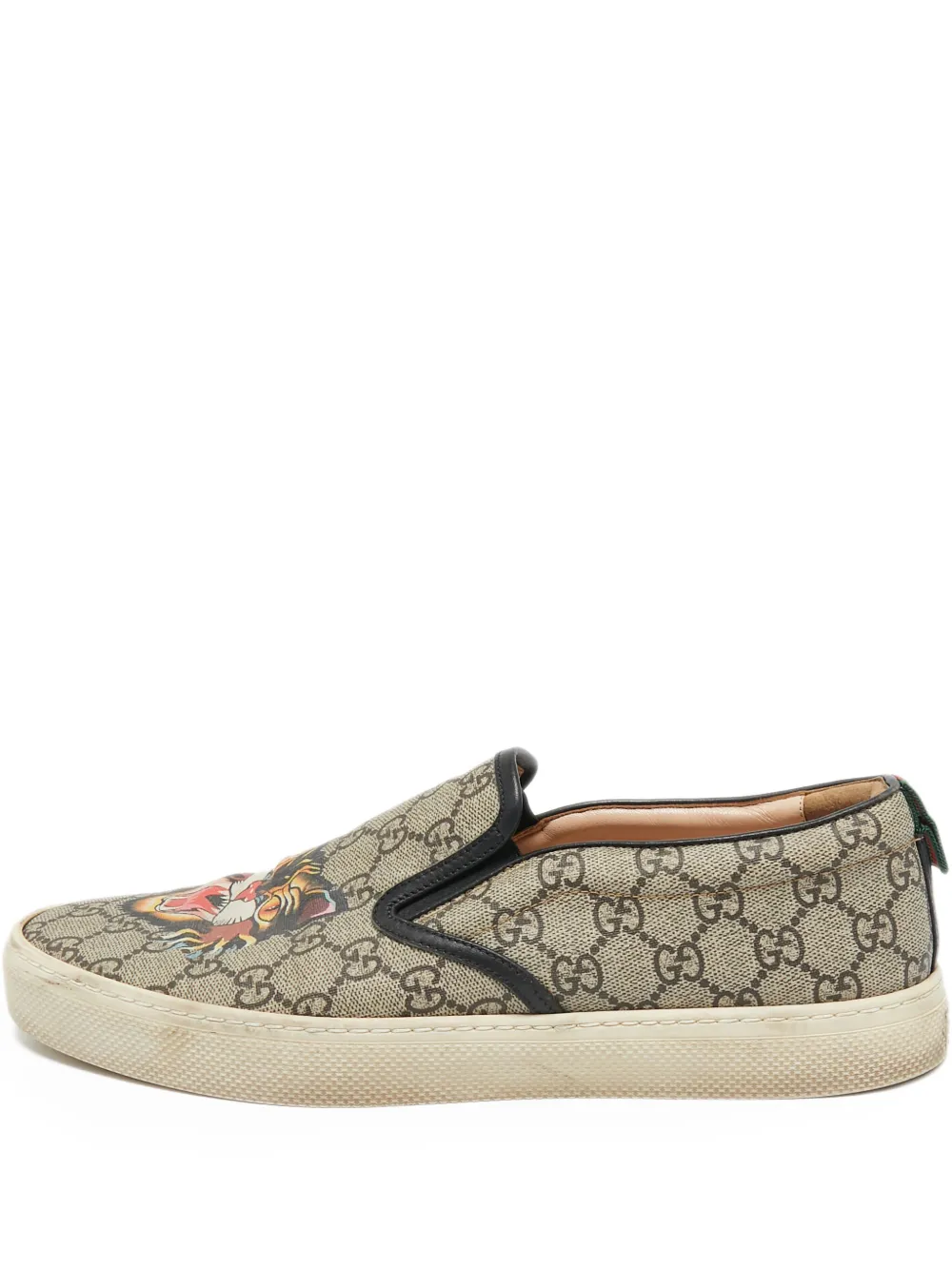Gucci Pre-Owned Sneakers senza lacci con ricamo - Toni neutri