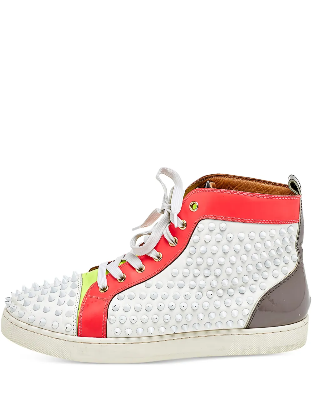 Christian Louboutin Pre-Owned Sneakers Louis Spikes - Bianco