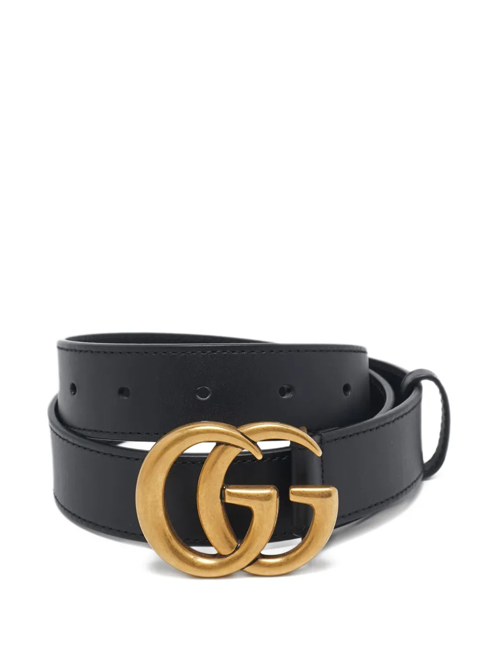 Gucci Pre-Owned Cintura GG Marmont - Nero