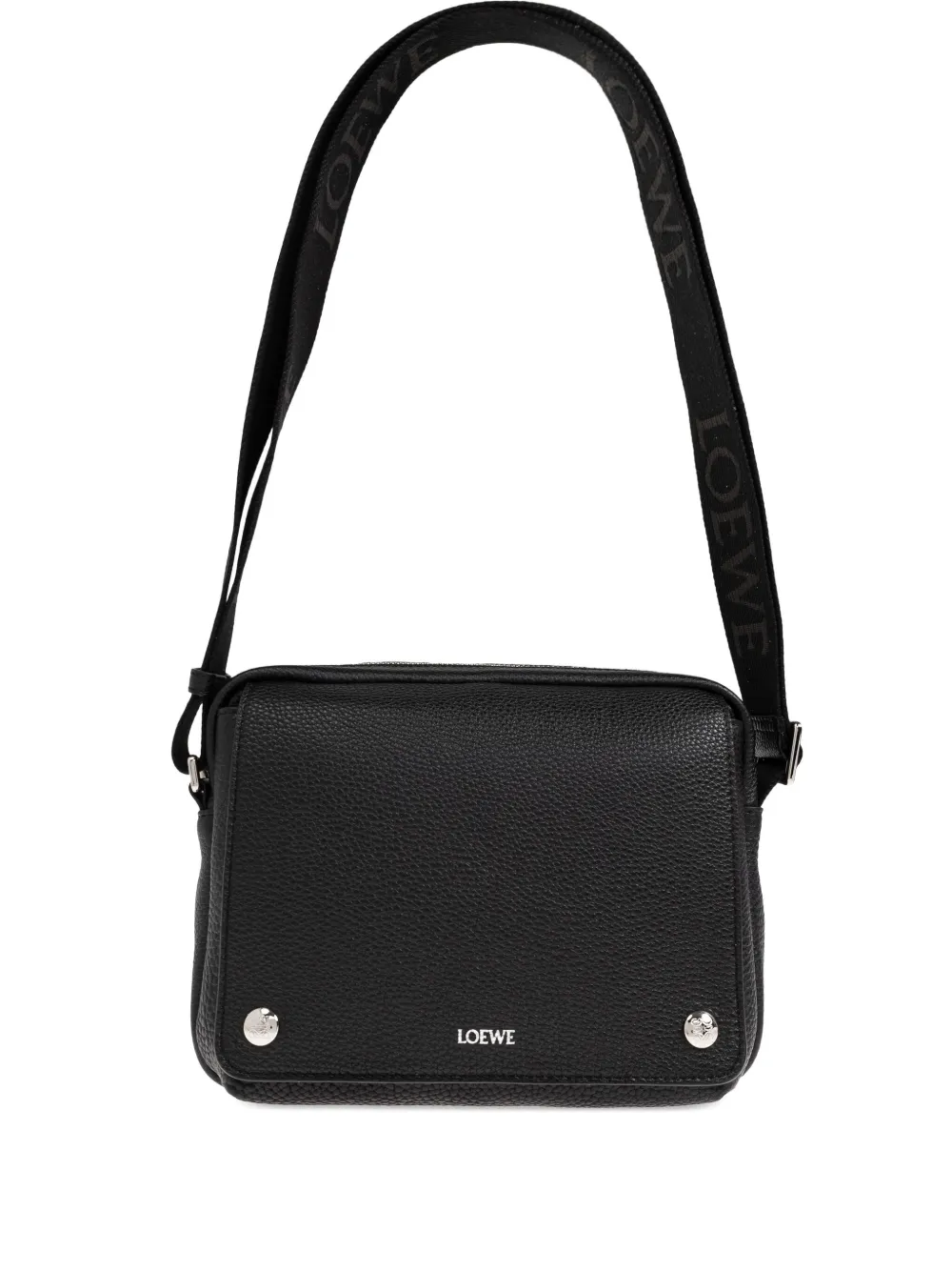 LOEWE medium Pebble leather shoulder bag - Nero