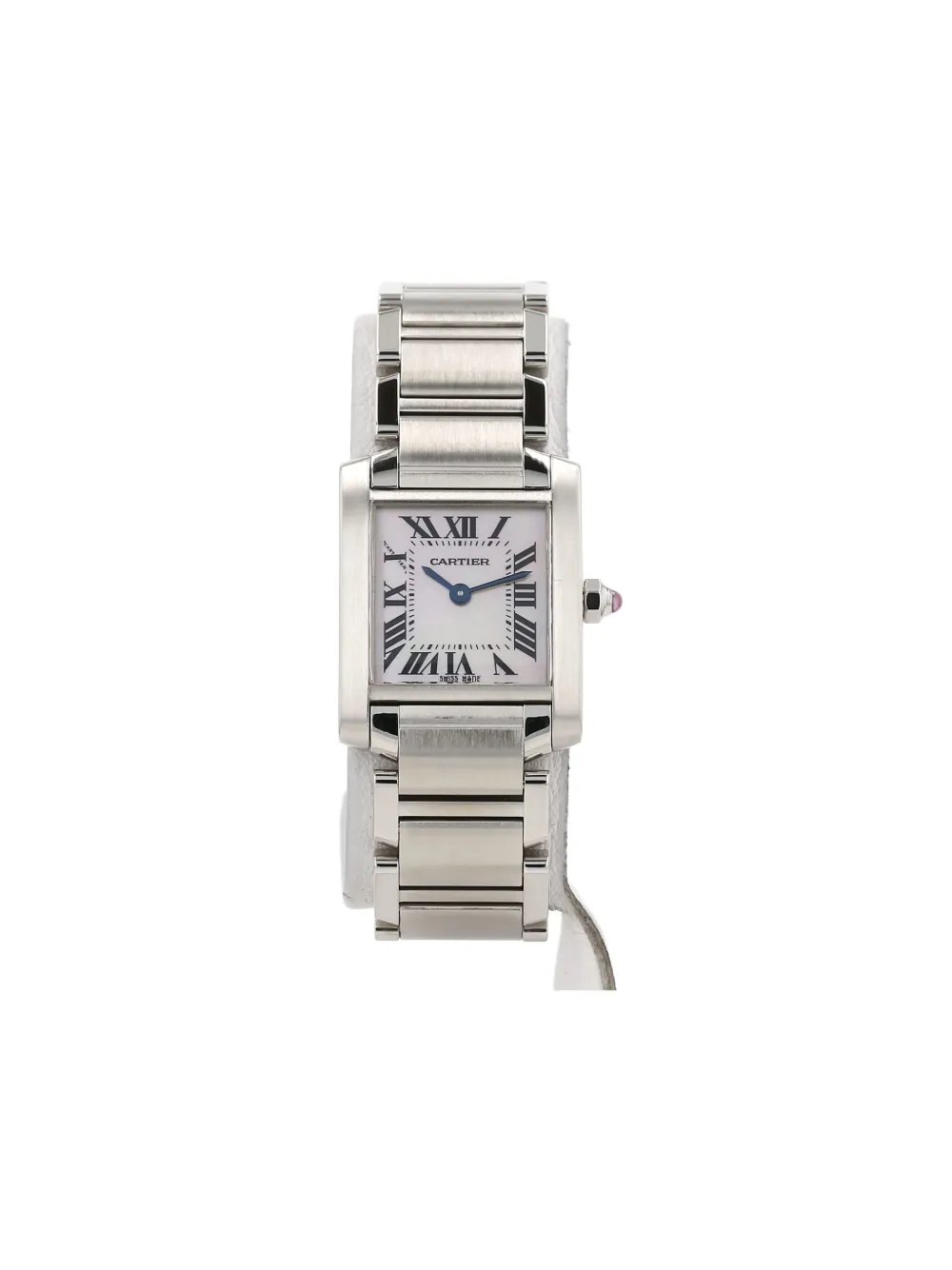 Cartier 2000 pre-owned Tank Française 25mm - Bianco