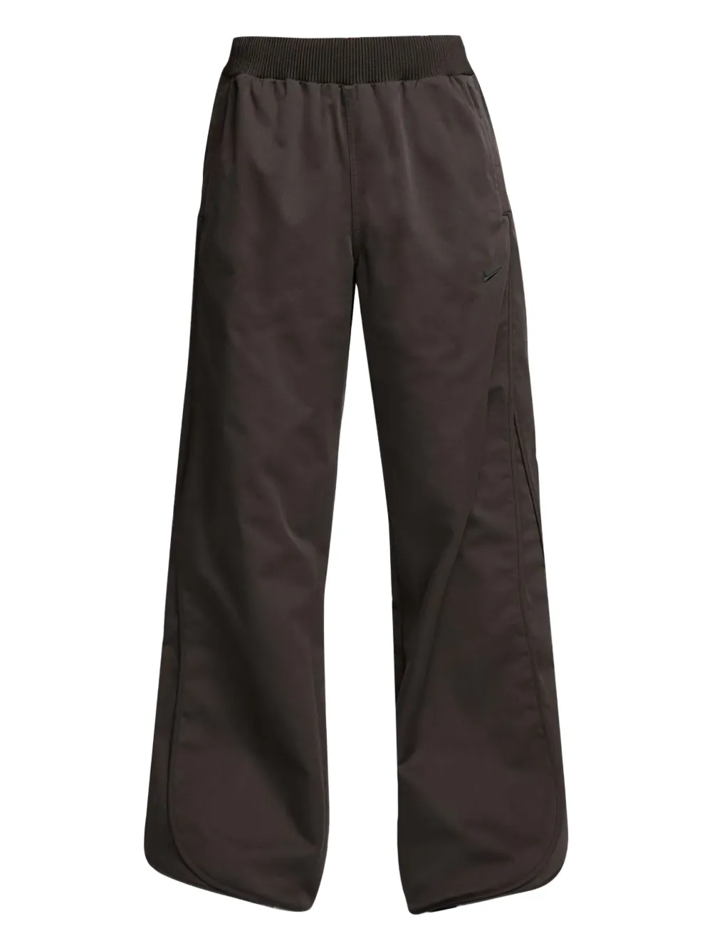 Nike Swoosh-detailed track pants - Marrone