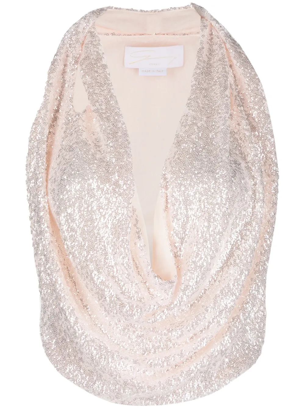 Genny Top con paillettes - Rosa