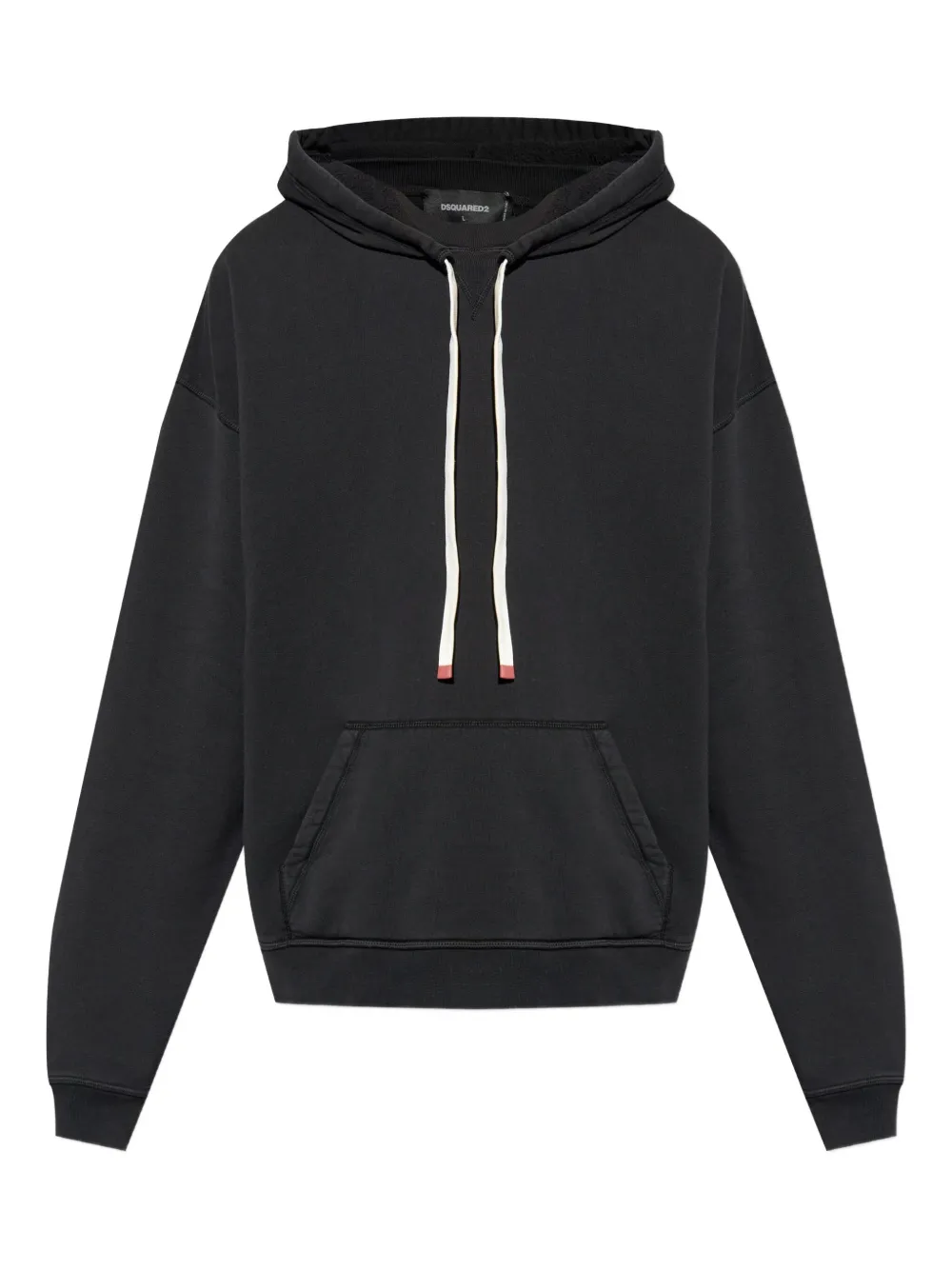 DSQUARED2 kangaroo-pocket drawstring hoodie - Nero