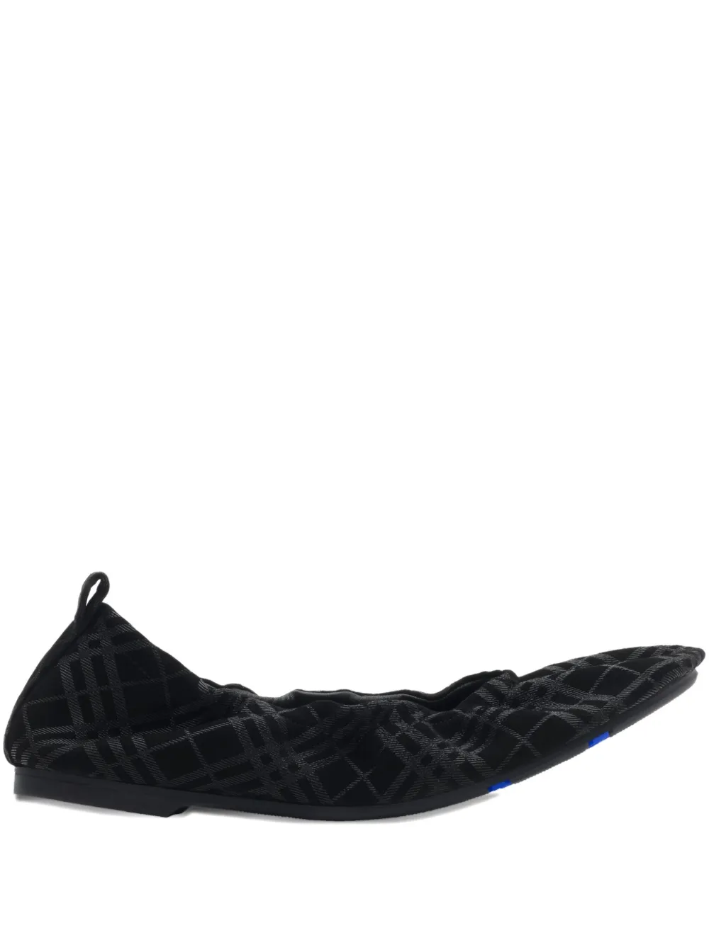 Burberry Ballerine in pelle scamosciata - Nero