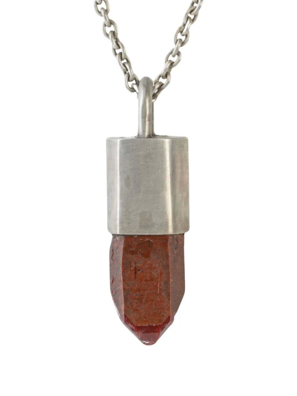 Parts of Four iron-quartz necklace - Argento