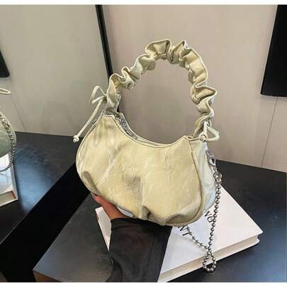Borsa da donna Fold Clouds Bag Hang-Up Armpit Bag Premium Sense Shoulder Slant Bag