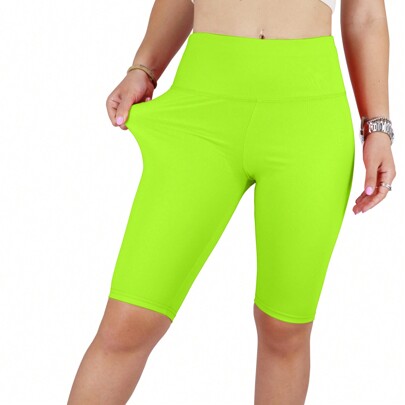 JOPHY & CO. Donna Leggings sopra Il Ginocchio Corti Elasticizzati Pantaloncini sotto Vestiti (cod. 9821)