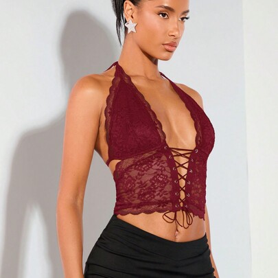 Corpetto in pizzo nero sexy, corpetto in pizzo nero sexy, top crop,outfit da concerto country, outfit da rave festival, outfit estivi