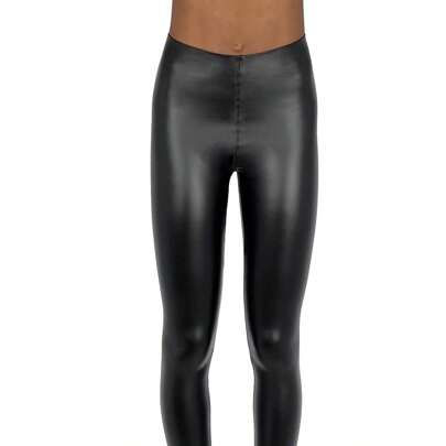 JOPHY & CO. Leggings Donna Bielastico Ecopelle, Colori opachi (cod. 9806)