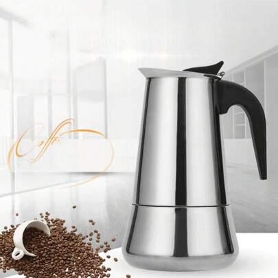 Caffettiera italiana 304 caffettiera moka in acciaio inox caffettiera moka caffettiera moka caffettiera moka in stile italiano caffettiera moka domest